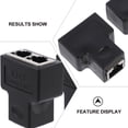 thumbnail image 4 of Plastic Ethernet Splitter Cable Adapter RJ45 Ethernet Cable Splitter Adapter, 4 of 8