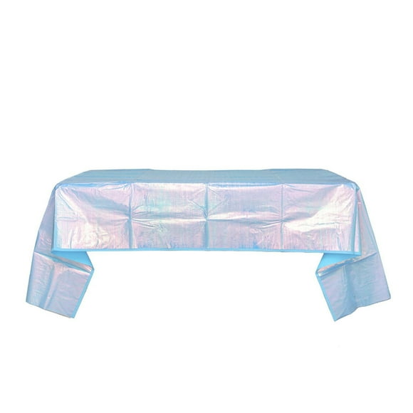 2 ply iridescent table cover, Blue table cover
