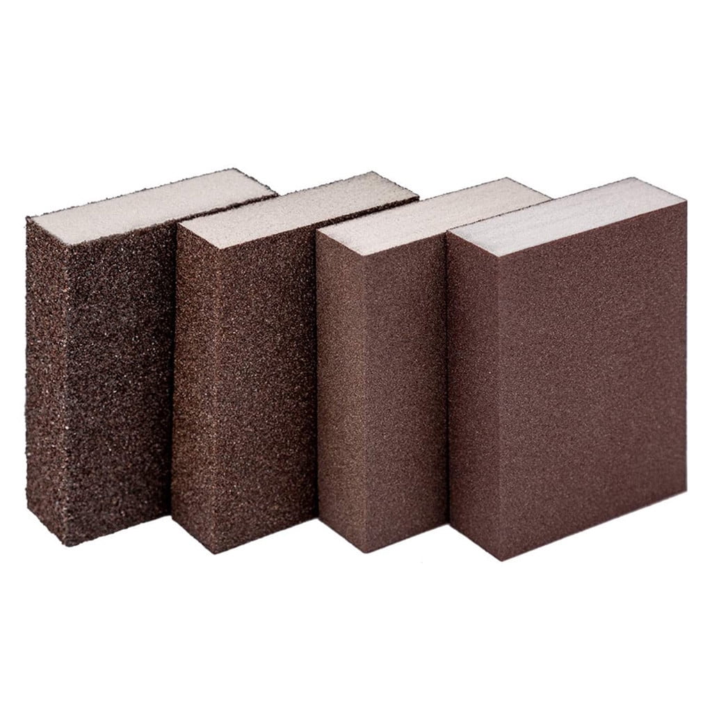 Furniture,Paint and Drywall 16Pcs Sanding Sponge Grit 800-1000 Grit Washable and Reusable Sanding Blocks,Sand Sponge for Wood Metal 