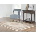 thumbnail image 3 of Linon Home Décor Locksley Area Rug Collection, Cream and Black, 5' x 7.6', 3 of 5