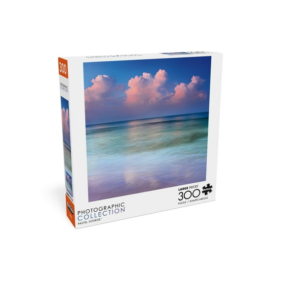 Buffalo Games Photographic Collection Pastel Sunrise 300-Piece Interlocking Jigsaw Puzzle for Adults Ages 14 