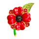 thumbnail image 5 of Sonducket Broche con forma de flor de aleación de zinc, elegante, decorativo, brillante, repuesto para fiesta, festival, banquete, broche de Sólido 2piezas, 5 of 6