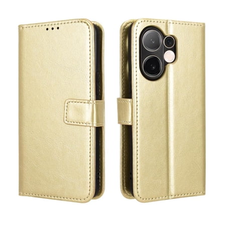 Flip Case for vivo V60 5G All-in-One Wallet Multifunctional Folio Flip Cover with Card Holder and Detachable Wrist Strap