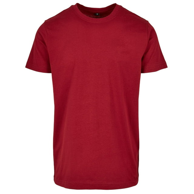 Build Your Brand T-Shirt Basique à Col Rond pour Hommes