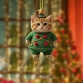 thumbnail image 5 of Personalized Cat Ornaments for Christmas Tree 2026 - Funny Hanging Christmas Decoration for Indoor Home Mantel, Pet Themed Figurines for Xmas Holiday Party Favors, 5 of 7
