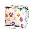 thumbnail image 3 of Bolsa de Tela No Tejida para Guardar Ropa | Bolsa Grande Impermeable de 50 X 50 X 38 Cm con Asas Reforzadas | Organizador Plegable y Reutilizable para Ropa, Ropa de Cama, Dormitorios y Viajes, 3 of 6
