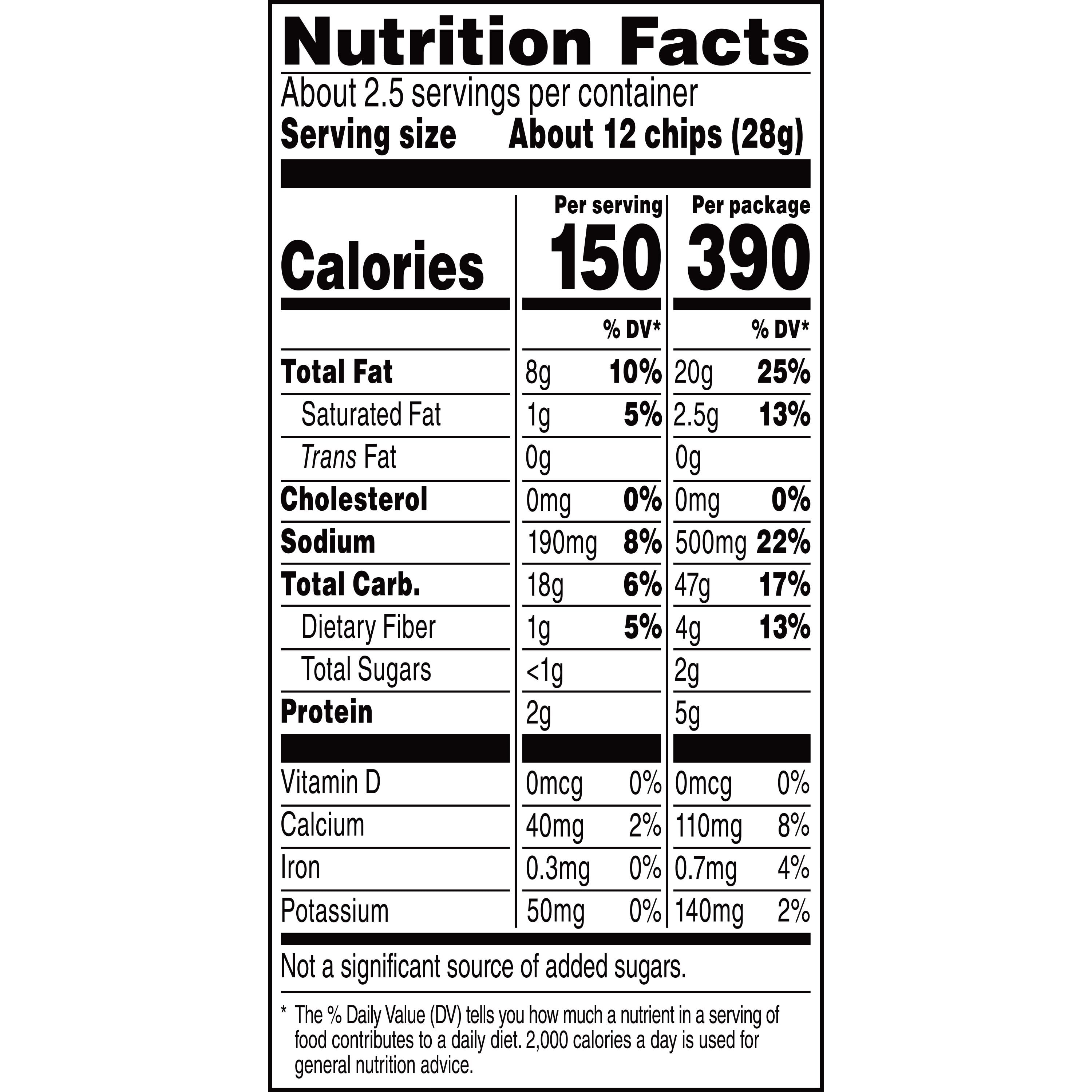 Doritos Tortilla Chips Cool Ranch Flavored 2.625 oz Bag