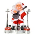 thumbnail image 3 of Eosunjian Electric Christmas Santa Claus Music Instrument Playing Xmas Toy Party Ornaments, 3 of 4