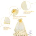 thumbnail image 4 of Bolsas de regalo HRX Package de organza dorada, 100 unidades, 13 x 18 cm, 4 of 7