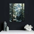thumbnail image 5 of Nawypu Living Room Canvas Wall Art Bedroom Cedar Forest Wall Decor Painting Winter Mountain Mural Office Wall Decor Home Decor, 5 of 5