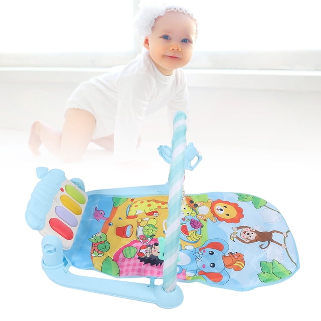 Alfombra de Juego musical para bebés, gimnasio con piano para bebés para hacer eJercio, adecuado para uso familiar, viajes con niños