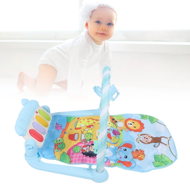 Alfombra de Juego musical para bebés, gimnasio con piano para bebés para hacer eJercio, adecuado para uso familiar, viajes con niños
