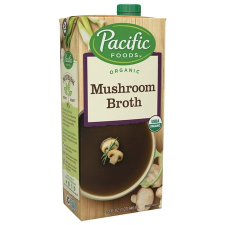 Pacific Foods Organic Mushroom Broth, 32-Ounces