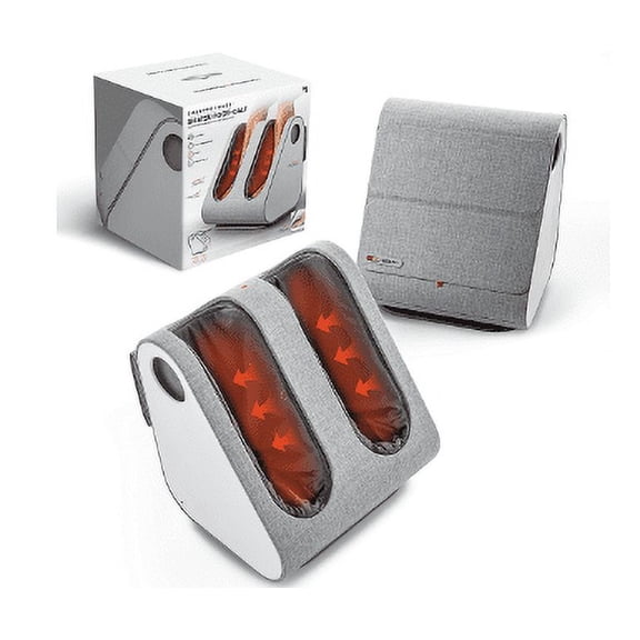 Sharper Image - Shiatsu Foot and Calf Massager - Gray