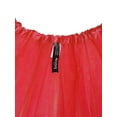 thumbnail image 2 of 3 Layered Ballerina Tutu W/ Stretch Waist, Tulle Fibers, Red, 2 of 2