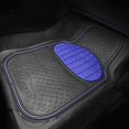 thumbnail image 3 of FH Group Universal Auto Floor Mats Full Set 3pcs for Car SUV Vans F11500Blue, 3 of 5