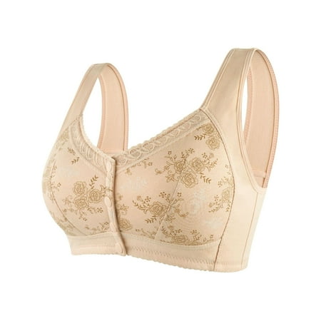 Womens No Steel Ring 36 C Womens Bra Front Close Bra T Bras for Plus Size Women Back Plus Size Seamless Brassiere for Women Unlined Bra for Large Underwire Bras for Women Bust