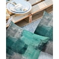 thumbnail image 3 of Outdoor Throw Pillow Cover Modern Teal and Gray Painting Art Waterproof Cushion Covers 2 Pack Abstract Retro Graffiti Pillow Cases Home Decoration for Patio Garden Couch Sofa, 3 of 7