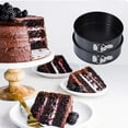 thumbnail image 1 of kurtrusly 8 Inch Non-Stick Cake Pan Quick-Release Carbon Steel Chiffon Cake Mold Removable Bottom Round Baking Mould, 1 of 8