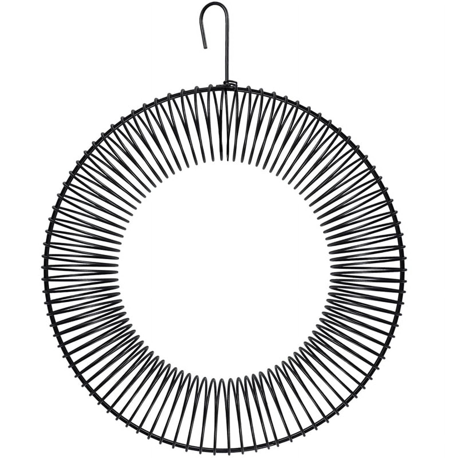 Peanut Wreath Bird Feeder 16 Inch, Rust & Waterproof Solid Steel DurableWhole Peanut Wild_0t7