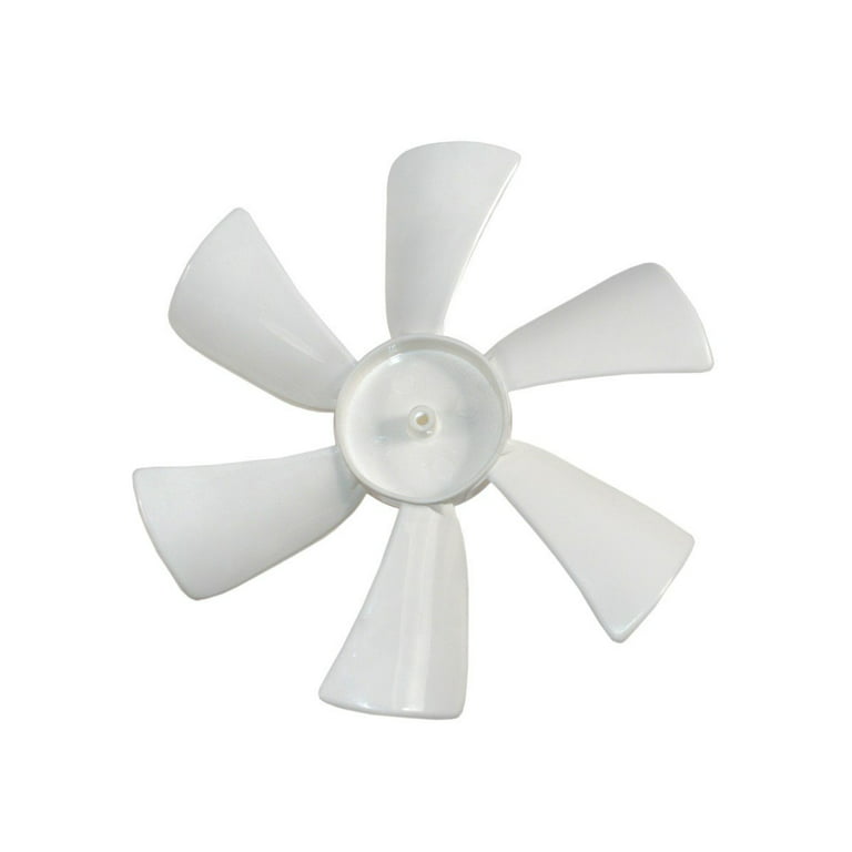 6 Replacement White RV Vent Fan Blade with 12V D-Shaft RV Vent  Motor,Compatible with Heng's, Elixir, Ventline, Jensen RV