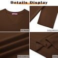 thumbnail image 6 of MOSHU 3 Pack T Shirts for Women V Neck Long Sleeve Womens T-shirts Casual Basics Tees Loose Fit Fall Tops, 6 of 11