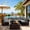 7-piece-Gray, variant on Patio Furniture Set, 5-Piece Outdoor Conversation Set with Tempered Glass Bistro Coffee Table & Plush Cushions, All-Weather PE Wicker, Rust-Resistant Metal Frame, Black