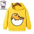 thumbnail image 2 of 2024 CALIENTE 2023 Nueva Linda Sudadera con capucha Gudetama Ropa para niños Niñas Sudadera con capucha de dibujos animados Kawaii Niñas Otoño Invierno Abrigo cálido, 2 of 4