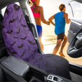 thumbnail image 4 of POLERO Purple Bat Spider Web Print Car Seat Towel Cover Towel Seat Cover, Suitable for Van Truck Seat Bucket Seat, Terry Cloth Car Seat Cover for Cars Vans, 4 of 7