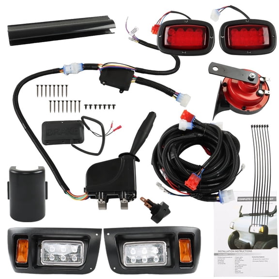 Deluxe LED Golf Cart Light Kit Street Legal Ultimate Kit For Club Car DS 1993 