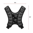 thumbnail image 4 of FitRx Weighted Vest Neoprene Coated Weighted Vest for Women and Men with Hook and Loop Strap, 16 lbs, 4 of 10