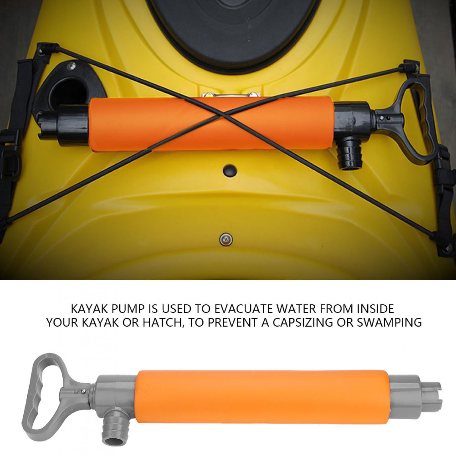 Kayak Bilge Pump,Portable Floating Water Hand Pump Emergency  Outdoor Survival 