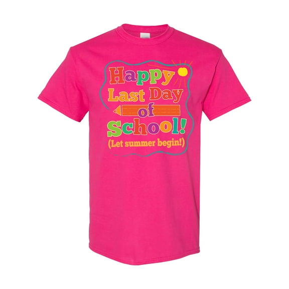 Inktastic Happy Last Day of School T-Shirt