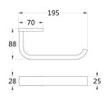 thumbnail image 2 of 2xBronze Soporte De Pared Papel Soporte De Toalla De Latón Perchero, 2 of 9