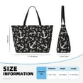 thumbnail image 4 of Sigee Anchor Print Extra Large Waterproof Beach Travel Bag with Zipper - Durable and Versatile for Vacation, Gym, and Daily Use, 4 of 7