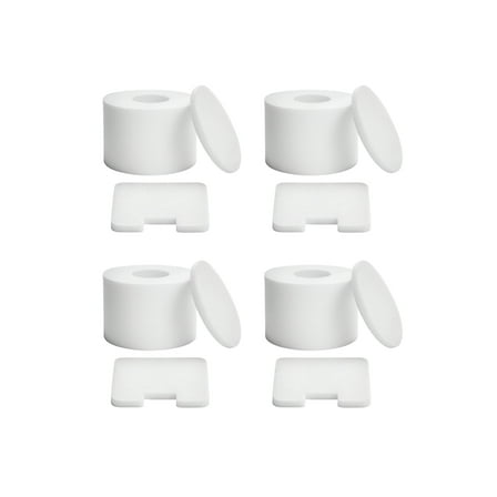 4 Sets Filter Shark NV42 Deluxe Upright Vacuum Cleaner Compared to Part #XFF36. Fits UV402 UV410, NV36, NV36A, NV42, NV44, NV46, NV46C