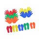 thumbnail image 5 of Marcadores de alfombras Niños Mats de equilibrio táctil Desarrollo sensorial educativo no 5 par y 5 par, 5 of 8