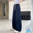 thumbnail image 5 of THJRPQJFD Boys Parachute Pants Baggy Wide Leg Elastic Waist Cargo Trackpants Kids Girls Athletic Joggers Solid Casual Lightweight Schoolwear Hiking Trousers, 5 of 8