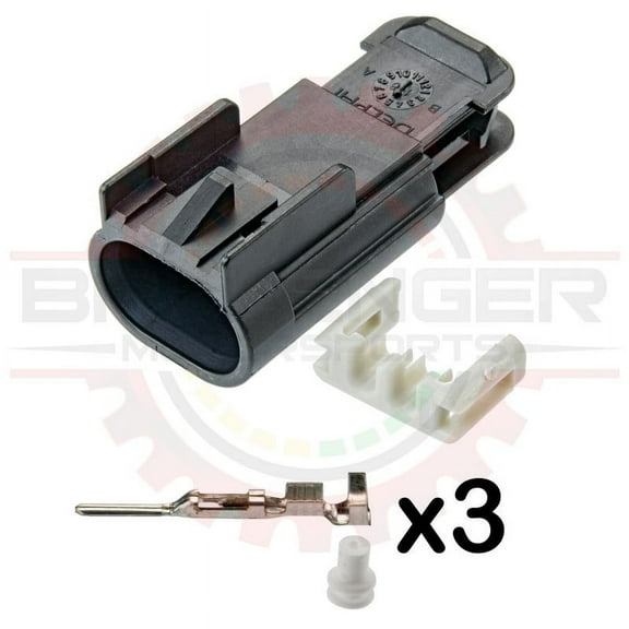 Ballenger Motorsports - 2 Way GT150 Receptacle Connector Kit Compatible with GM Applications for Various Solenoids & Sensors