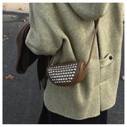 Aellinatey Elegant Studded Underarm Bags for Women Shoulder Bag Travel Satchel Purse