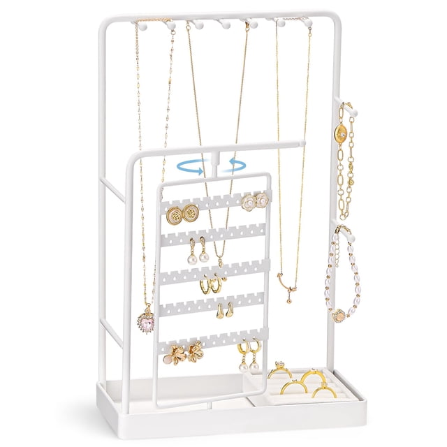 Soporte expositor para joyas ProCase Organizer, color blanco
