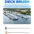 thumbnail image 3 of BLUEWING 4ft Heavy Duty Deck Brush Boat Brush with Carbon Fiber Long Handle and Soft Bristle Scrubbing Washing Brush Outdoor Boat Cleaning Brush Tools Yellow, 3 of 8