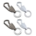 thumbnail image 4 of IBASETOY 4pcs Keychain Car Key Zinc Alloy Rectangle Installation for Men and Women, 4 of 8