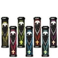 thumbnail image 2 of Double Locking Lock On MTB Mountain Bicycle Road Bike Cycling Handle Bar Grips Fashion Skull Pattern, 2 of 11