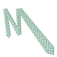 thumbnail image 4 of Naloa Horse And Flower Print Solid Color Tie Formal Necktie for Men，Suitable for business, daily life, work, 4 of 5