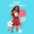 thumbnail image 2 of Girl's Moana 2 Bold Adventurer Moana Graphic Cropped T-Shirt, 2 of 3