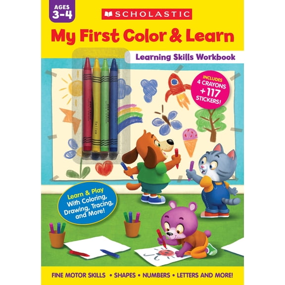 My First Color & Learn Learning Skills Workbook, (Paperback)