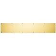 thumbnail image 1 of 8 x 34 in. Kick Plate, Lifetime Polished Brass, 1 of 1
