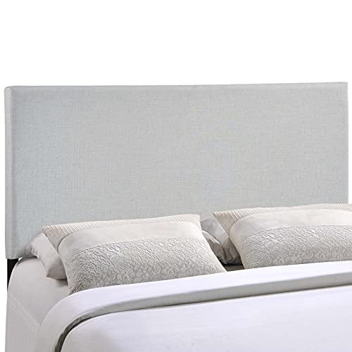 Modway Region Linen Fabric Upholstered Full Headboard in Gray