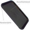 thumbnail image 4 of Rectangle Fast Food Tray, Plastic Fast Food Tray with Thickened Edge for Home Restaurant, Lightweight Construction with Rounded Corners and High Sides for Easy Gripping, 4 of 5